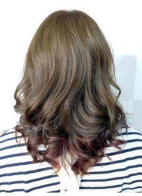 Hair coloring-Coffee Violet